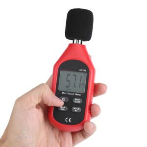 Mini Digital Sound Level Meter Noise Decibel Monitoring Tester Tool Home