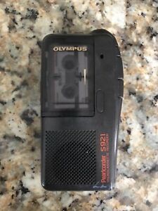 Olympus Pearlcorder S921 Micro Cassette Recorder Player Fast Playw/ 60 Min Tape