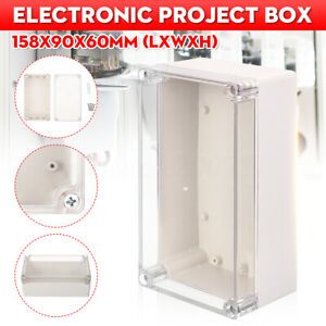 158x90x60mm Waterproof Clear DIY Electronic Project Box Enclosure Project Case
