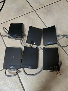 Lot of 6 HID multiCLASS 6125 RP40 Wall Switch Card Readers