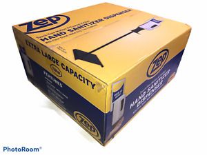 ZEP Dispenser Touch-Free Motion Activated Floor Stand Tray &amp; Ad Board TFHSU-1