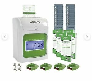 uPunch Electronic Non-Calculating Bundle Punch Card Time Clock System