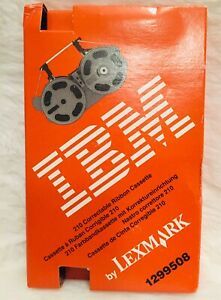 Genuine IBM 210 Correctable Ribbon Cassette Lexmark 1299508