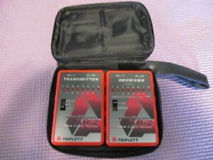 TRIPLETT WIREMASTER XR-2 LAN CABLE TEST SET IN CARRY CASE
