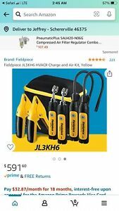 Fieldpiece JL3KH6 HVACR 350ft Battery Powered System Charge and Air Kit