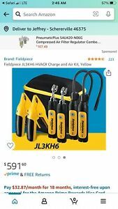 Fieldpiece JL3KH6 HVACR 350ft Battery Powered System Charge and Air Kit