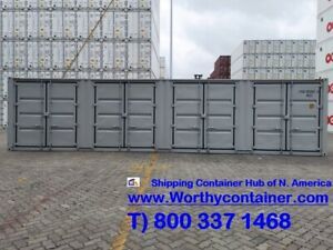 Open Side (OS) - 40&#039; HC New / One Trip Shipping Container in Columbus, OH