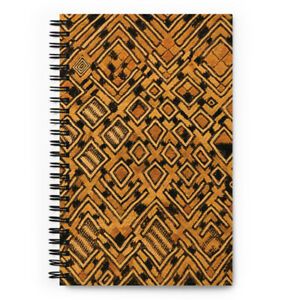 Tribal and Geometric Journal Notebook &#034;Kuba Cloth&#034; by Romeo Van Goaten
