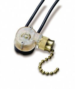 Gb Gardner Bender Gsw-32-54 Brass Plated Pull Chain Switch. Gardner Bender INC
