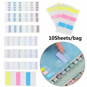 Clipboard Writable Paster Sticker Index Tabs Sticky Notes Label Memo Pad Tag