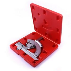 Universal Bevel Protractor Vernier Mitutoyo Machinist Angle Finder Pro Mechanic