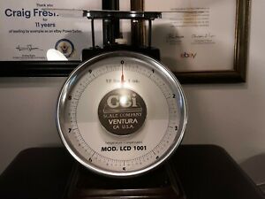CCI Table Top Mechanical Dial Scale 10&#039; x 1 oz. Temp. Compensated MOD. LCD 1001