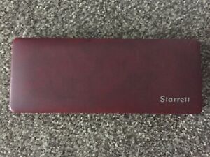 STARRETT 0-6 Inch DEPTH MICROMETER SET NO 445 - EXCELLENT COND