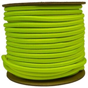 Neon Yellow 1/4&#034; Shock Cord