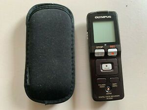 Olympus VN-6000 Handheld Digital Voice Recorder w/ Soft Case, Tested and Working
