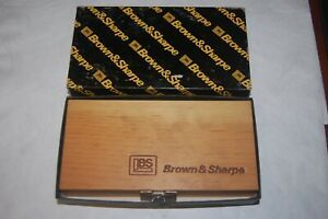 Brown &amp; Sharpe BesTest 7031-3 Dial Indicator in Wood Case 0.0005&#034; Swiss in Box