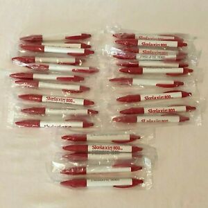 Pharmaceutical Promotional Sample Ballpoint Pens Lot of 25 Plastic Sealed