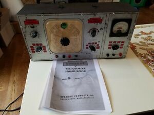 Vintage Sprague Tel-Ohmike Model 16 Capacitor Bridge/Leakage Tester. Working.