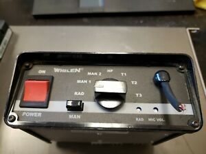 USED Whelen Siren Control mod# 295SL100 MISSING MIC WORKS ( E1-3)