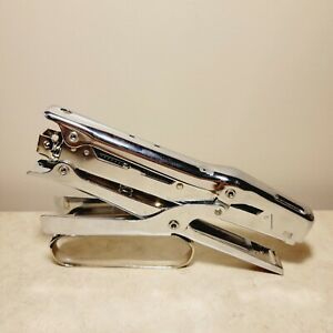 VINTAGE CHROME HAND GRIP ACE FASTENER Co. ACE STAPLE CLIPPER MODEL NO.702 in USA