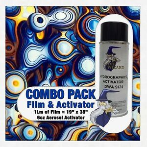 hydrographic film / activator Oil Slick #3 hydro dip dipping wizard