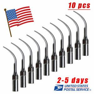 10 X Dental Ultrasonic Scaler Tip Fit DTE SATELEC EMS WOODECKER Scaling G GD Fn