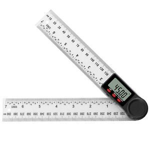 8&#034; Electronic Digital Protractor Goniometer Angle Finder Gauge Tool with Battery