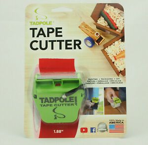 Tadpole  2 in. W x 2 inch  L Tape Cutter  Green Packing Tape Moving Tools Gadget