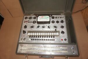 Vintage Precision Model 10-60 Tube and Transistor Tester w/Accessories