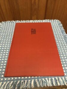 Pro academic file  Executive Notebook BOOK,JOURNAL 12” x 8.25” red