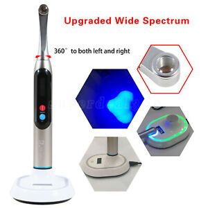 Dental Wireless LED Curing Light Lamp 1 Second Cure Lamp Wide Specturm 2200MW/cm