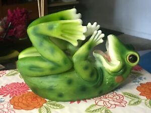 BIG “ FROG BOTTLE HOLDER “ L.11” x W. 5.1/2” x H. 7” INCHES