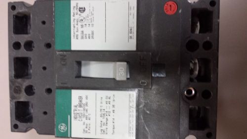 General electric ted134030 30a breaker for sale