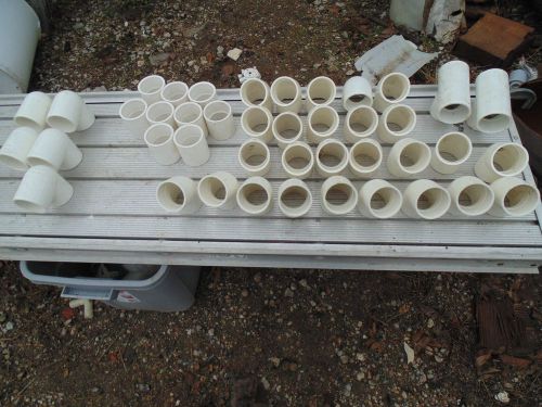 42 PIECES OF   =   2 INCH PVC PIPE FITTINGS