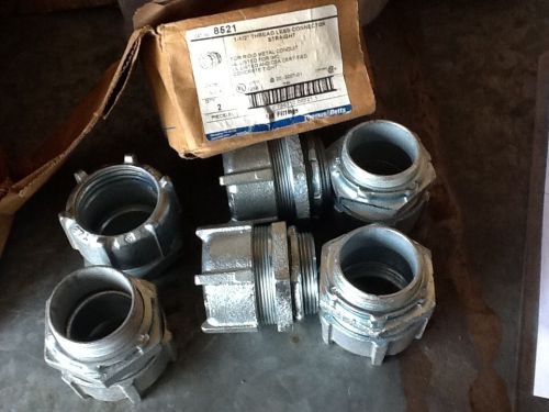 Thomas and betts 8521 threadless coupling (6 pieces) for sale