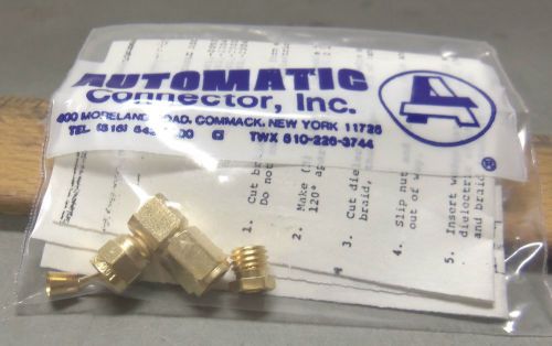 Automatic connector, inc - electrical plug connector - p/n: m39012/75-0001 (nos) for sale