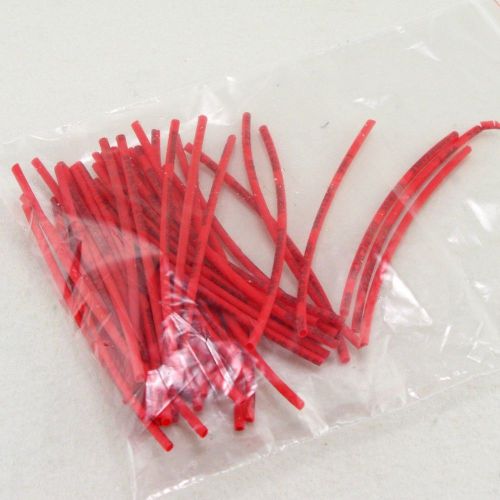 16mm(ID) length 10cm Red Insulation Heat Shrink Tubing Wire Cable Wrap 50pcs