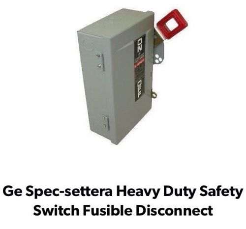 GE Industrial Systems Spec Setter Safety Switch Th3221 Heavy Duty 30 Amp