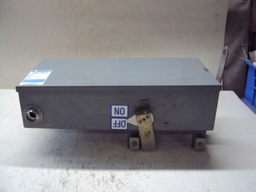 Westinghouse bus duct fusible switch 2528d46g03 60 amp used for sale