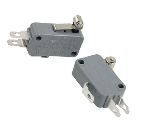 2 Pcs Roller Short Metal Lever Miniature Micro Switch KW9-3Z-03