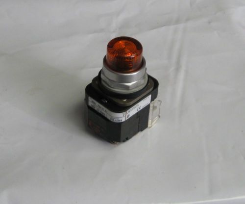 Allen Bradley Illum. Push Button, 800T-FXP16 A1, Ser.T, Orange,  Used, Warranty