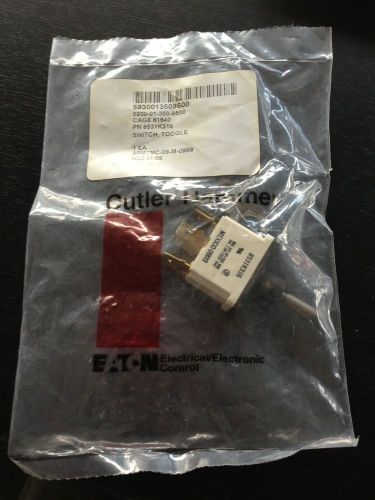 Eaton toggle switch 8531k316  5930–01–350–9500  5930013509500 mom off mom sealed for sale
