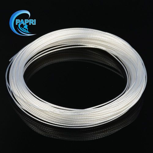 32.8ft  0.2mm2 teflon high purity occ brass silver plated headset wire 0.2mm*7 for sale