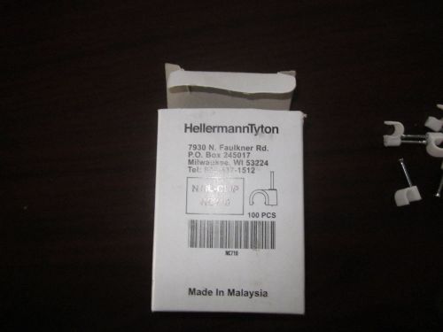 HellermannTyton Nail-clip NC710 (box of 100)