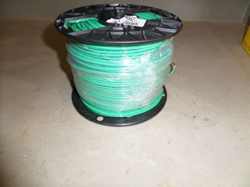 12 THHN THWN MTW stranded copper wire 500&#039; NEW Green