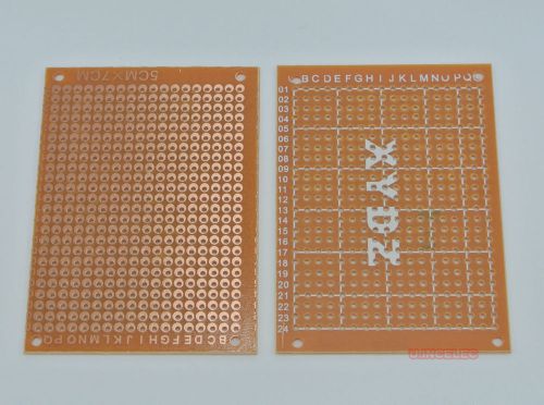 5x7cm prototype pcb 50x70mm universal board.10pcs