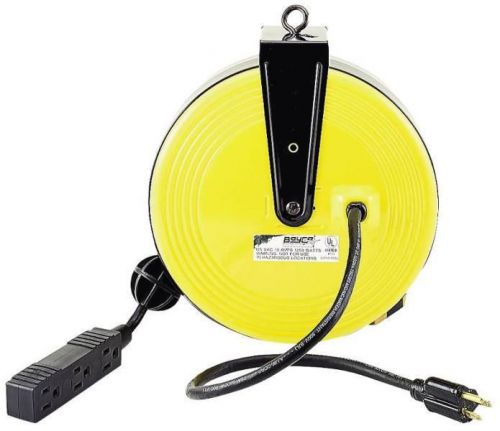 NEW POWER ZONE PZ-800 30 FOOT HEAVY METAL RETRACTABLE WIRE CORD REEL KIT 3755584