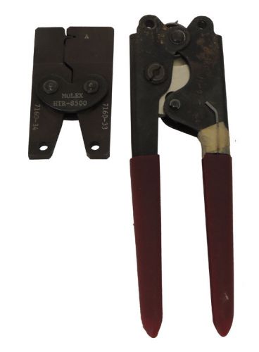 New molex htr8500 crimping hand tool crimper 36 awg crimp 11-01-0103 / warranty for sale