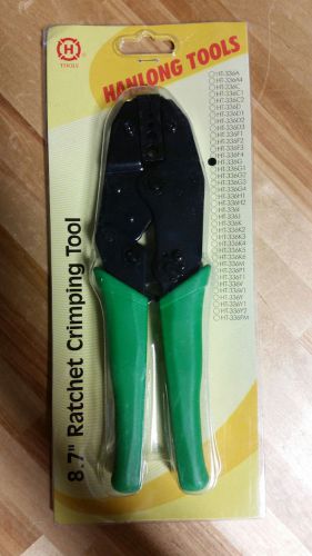 8.7&#034; Ratchet Crimping Tool by Hanlong Tools HT-336G (NEW)
