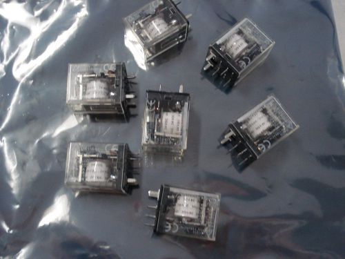 OMRON LY1-0-DC24 RELAY,POWER,SPDT,24VDC,15A PCB MOUNT (LOT OF 7)